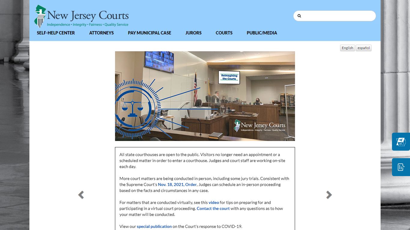 Public Access Reports - New Jersey Superior Court